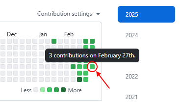 기여 3회일 때 잔디색